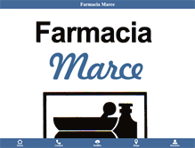 Tablet Screenshot of farmaciamarce.com